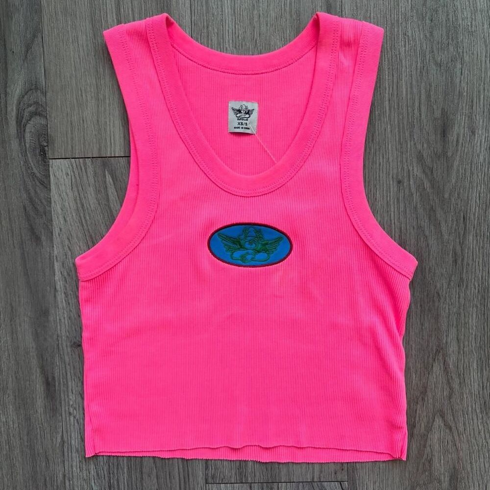 Boys Lie Bubblegum Logo Randy Tank Size XS/S
